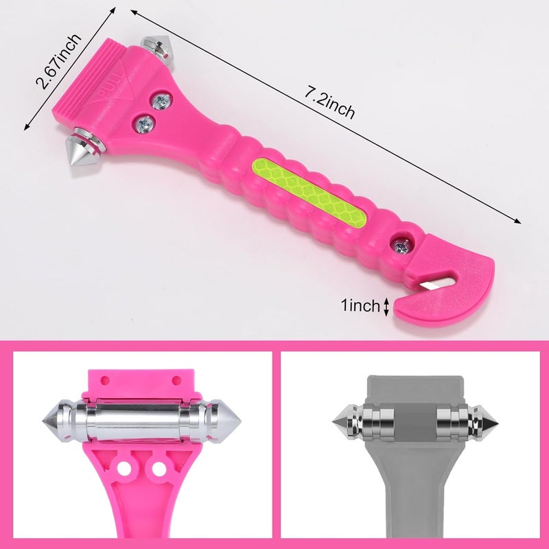 Yiader Store Car Safety Hammer, 2-in-1 Emergency Escape Tool with Seatbelt Cutter and Glass Breaker for Family Rescue and Traffic Accident Emergency Escape - Image 2